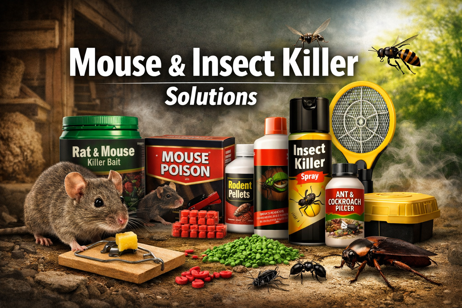 Mouse, Rat & Insect Control Products
