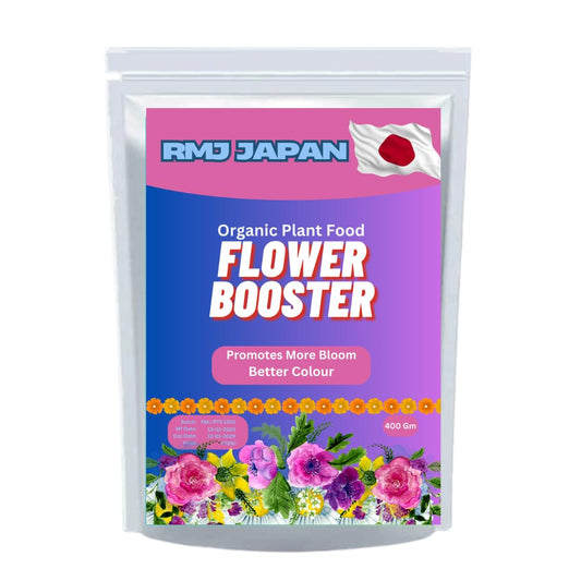 RMJ Japan Flower Booster – Japanese Technology Plant Flowering Booster for More Buds & Bigger Flowers | For Roses, Hibiscus, Marigold & All Flowering Plants
