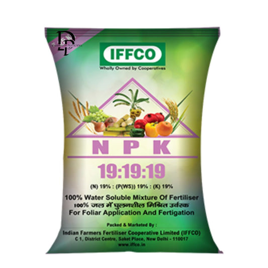 IFFCO N.P.K. 19-19-19 (1 Kg) Water Soluble Fertilizer – Balanced Crop Nutrition for All Stages